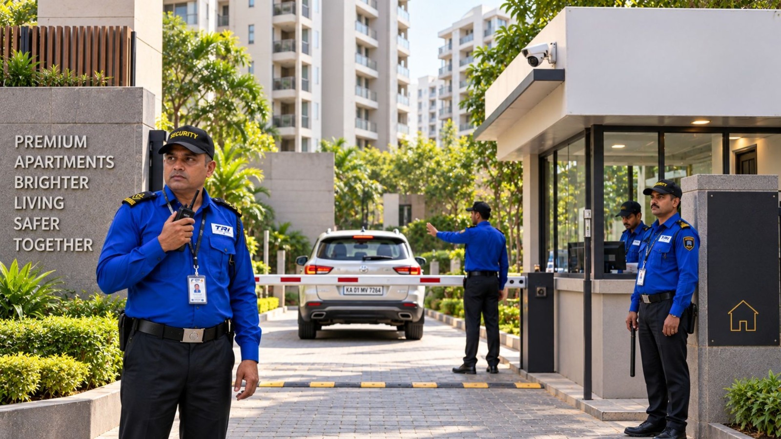 Apartment and residential complex security guard