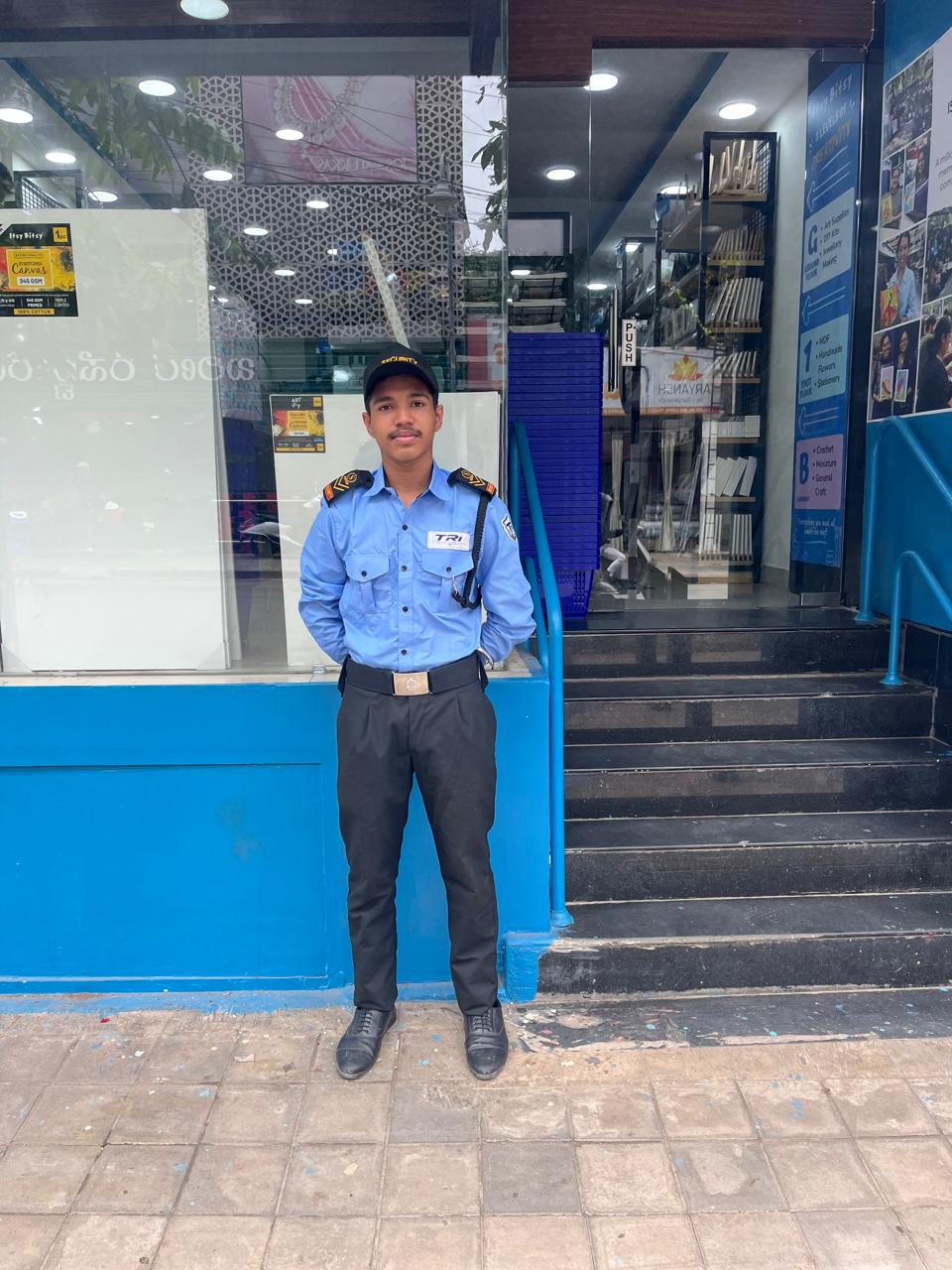 Trained security guard for offices and shops